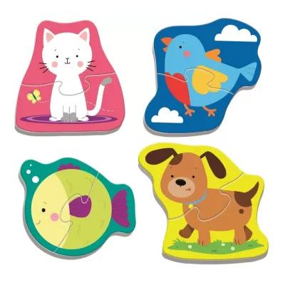 PUZZLE TREFL BABY CLASIC ANIMALE 8 PIESE