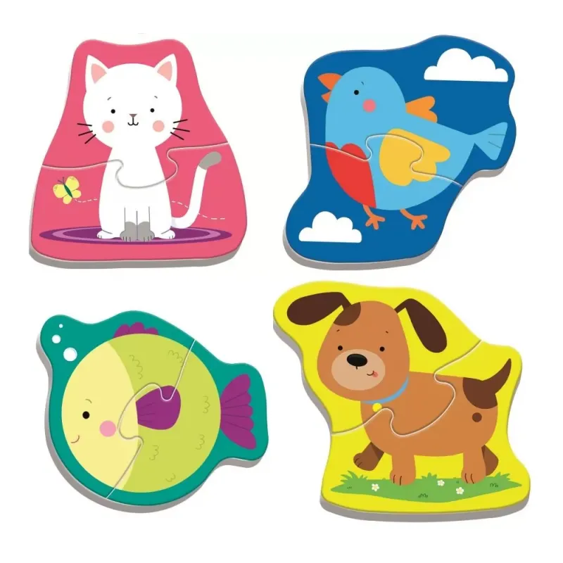 PUZZLE TREFL BABY CLASIC ANIMALE 8 PIESE