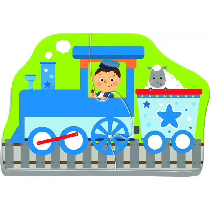 PUZZLE TREFL BABY CLASIC VEHICULE PENTRU TRANSPORT 8 PIESE