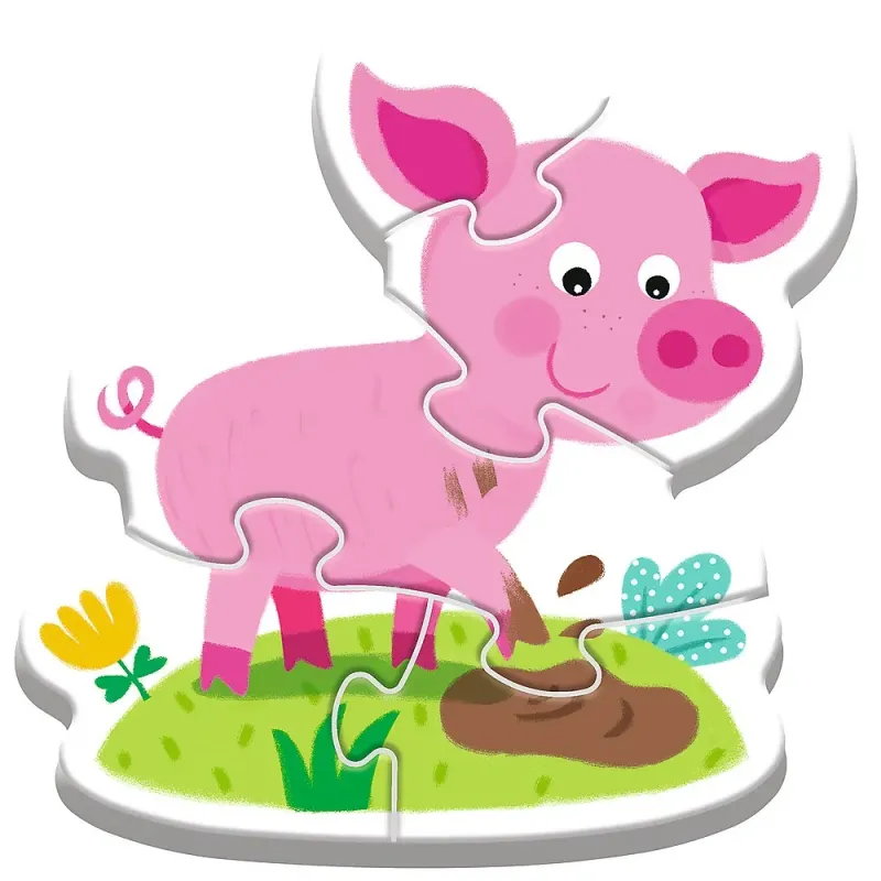 PUZZLE TREFL BABY CLASIC LA FERMA 14 PIESE