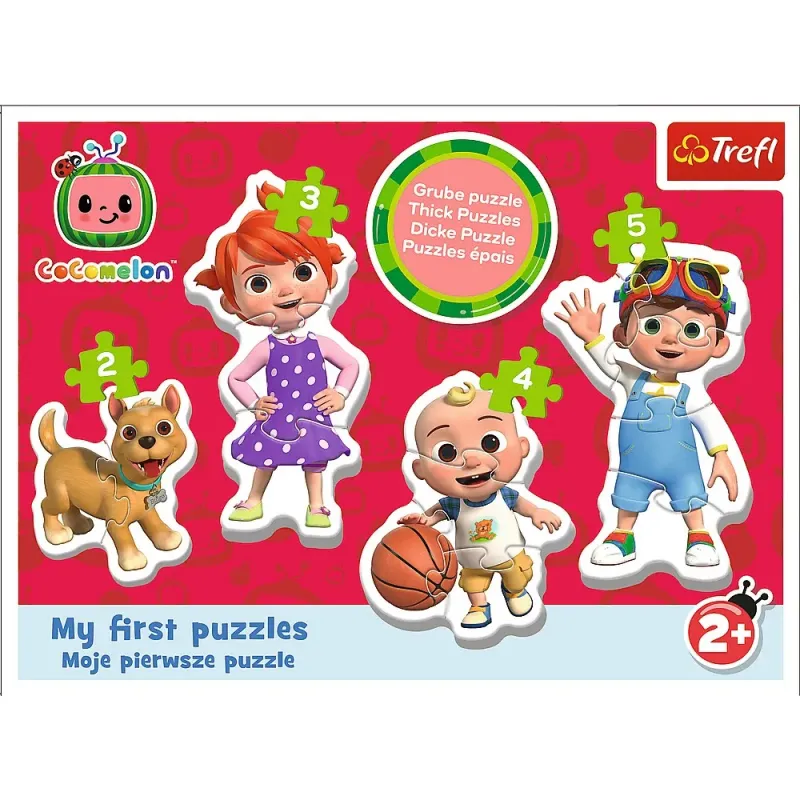 PUZZLE TREFL BABY CLASIC COCOMELON LA JOACĂ 14 PIESE