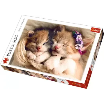 PUZZLE TREFL 500 PISICUTE SOMNOROASE