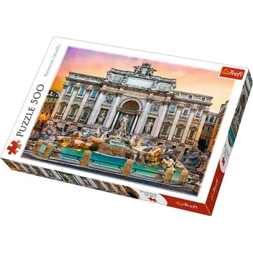 PUZZLE TREFL 500 FONTANNA DI TREVI ROMA