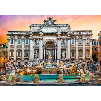 PUZZLE TREFL 500 FONTANNA DI TREVI ROMA