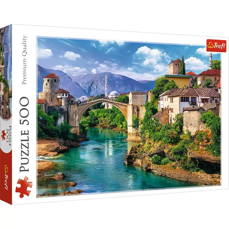PUZZLE TREFL 500 POD VECHI MOSTAR BOSNIA