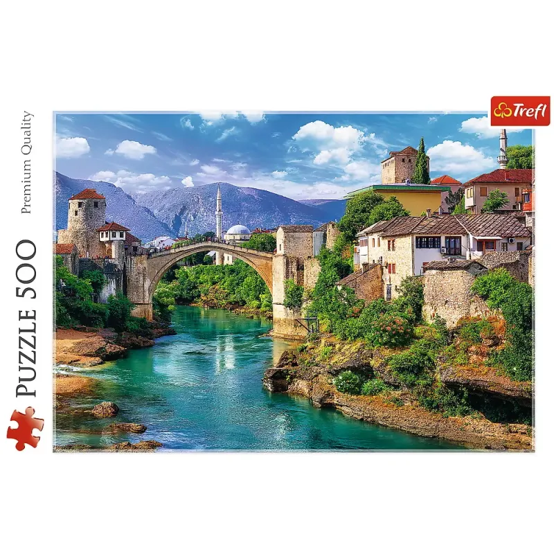 PUZZLE TREFL 500 POD VECHI MOSTAR BOSNIA