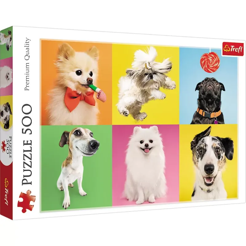 PUZZLE TREFL 500 CĂȚELUSI