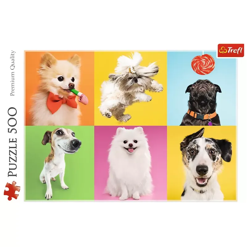 PUZZLE TREFL 500 CĂȚELUSI