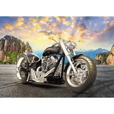 PUZZLE TREFL 500 MOTOCICLETĂ NEAGRA