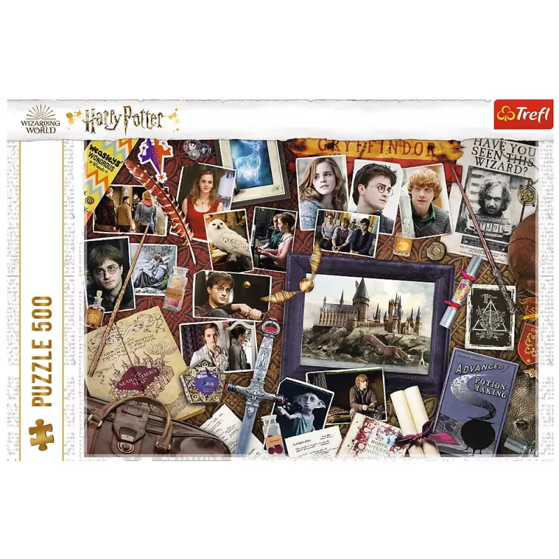 PUZZLE TREFL 500 HARRY POTTER - MEMORIILE DE LA HOGWART