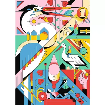 PUZZLE TREFL UFT VELVET 500 PICTURI ABSTRACTE