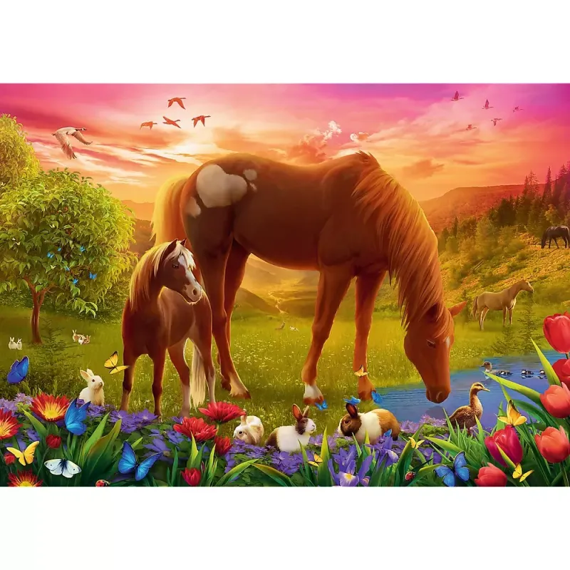 PUZZLE TREFL 500 CALUTII LA APUS