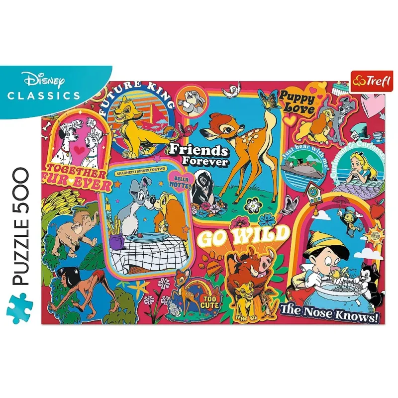 PUZZLE TREFL 500 LUMEA DISNEY