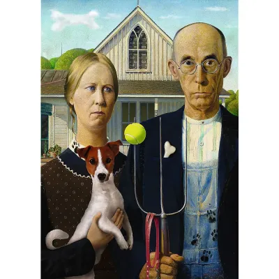 PUZZLE TREFL 500 AMERICAN GOTHIC