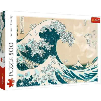 PUZZLE TREFL 500 MARELE VAL AL ​​PISICII