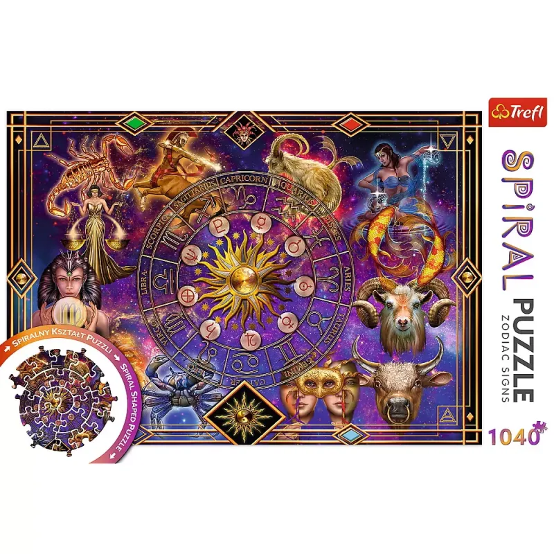 PUZZLE TREFL SPIRAL 1040 PIESE SEMNE ZODIACALE