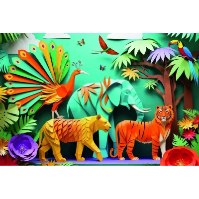 PUZZLE TREFL 160 JUNGLA