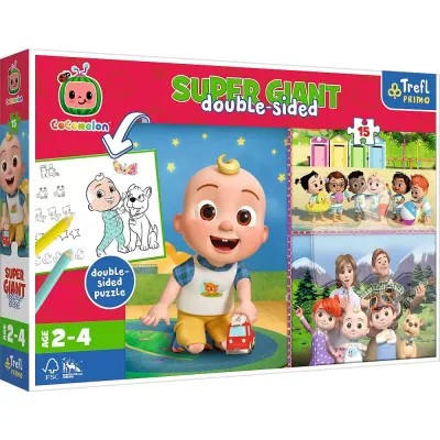 PUZZLE TREFL PRIMO SUPER GIANT 15 COCOMELON