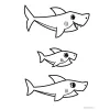PUZZLE TREFL PRIMO BABY MAXI 2X10 BABY SHARK
