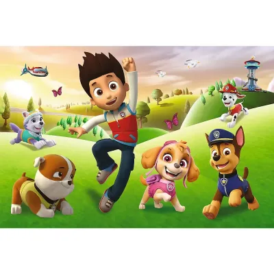 PUZZLE TREFL PRIMO SUPER SHAPE XXL 60 PATRULA CĂȚELUSILOR