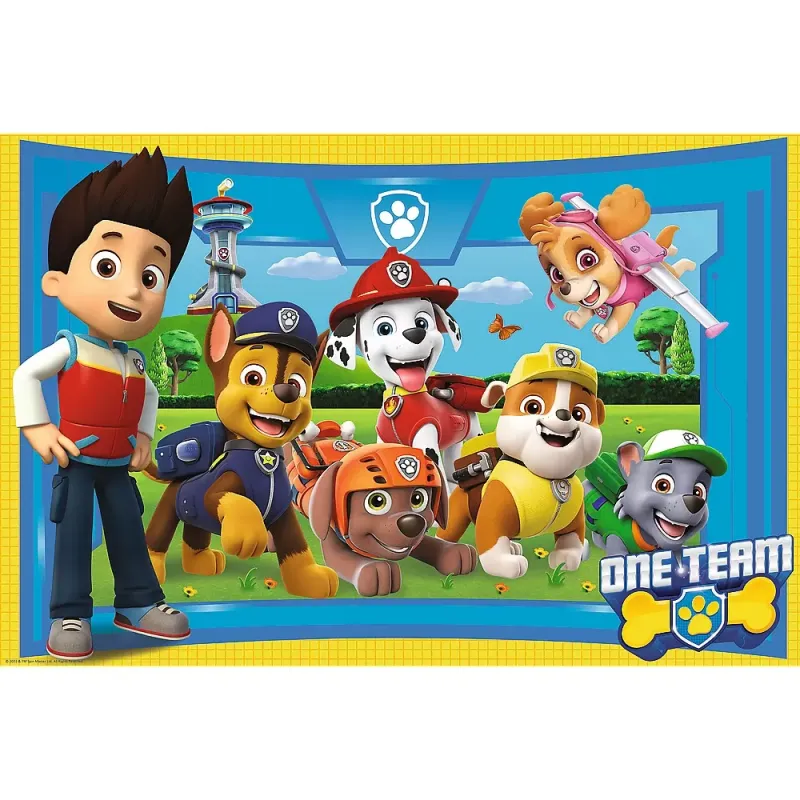 PUZZLE TREFL PRIMO SUPER SHAPE XXL 104 PATRULA CĂȚELUSILOR