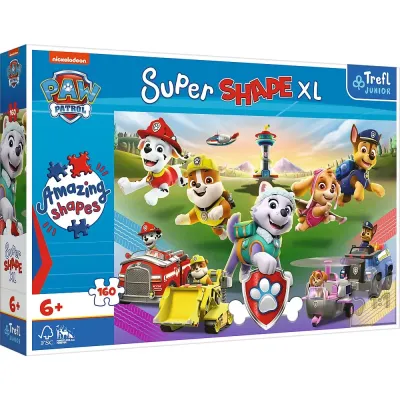 PUZZLE TREFL PRIMO SUPER SHAPE XXL 160 PATRULA CĂȚELUSILOR