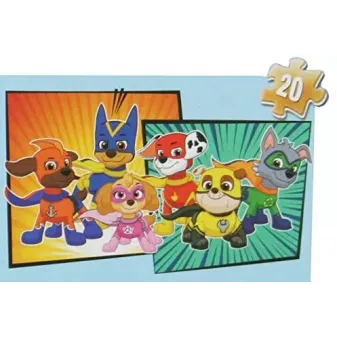 PATRULA CĂȚELUSILOR PUZZLE 4IN1 DIN LEMN