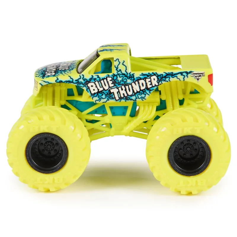 MONSTER JAM MAȘINUȚĂ METALICĂ BLUE THUNDER SCARA 1 LA 64