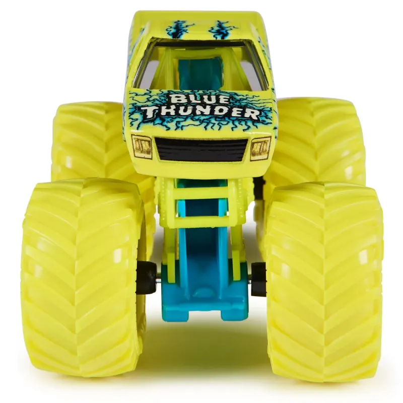 MONSTER JAM MAȘINUȚĂ METALICĂ BLUE THUNDER SCARA 1 LA 64