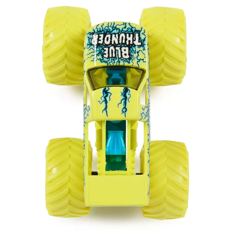 MONSTER JAM MAȘINUȚĂ METALICĂ BLUE THUNDER SCARA 1 LA 64