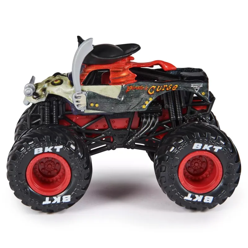 MONSTER JAM MAȘINUȚĂ METALICĂ PIRATES CURSE SCARA 1 LA 64