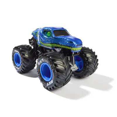 MONSTER JAM MAȘINUȚĂ METALICĂ VELOCIRAPTOR SCARA 1 LA 64