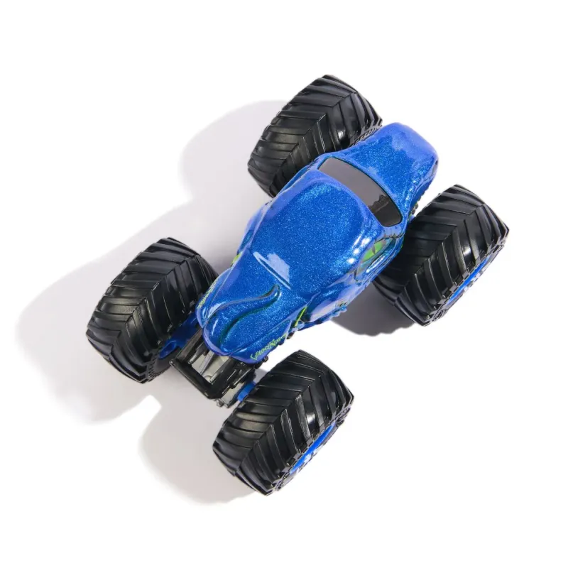 MONSTER JAM MAȘINUȚĂ METALICĂ VELOCIRAPTOR SCARA 1 LA 64