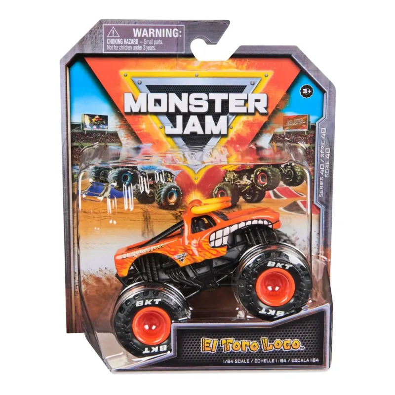 MONSTER JAM MAȘINUȚĂ METALICĂ EL TORO LOCO SCARA 1 LA 64