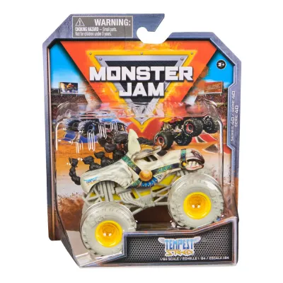 MONSTER JAM MAȘINUȚĂ METALICĂ TEMPEST STEED SCARA 1 LA 64
