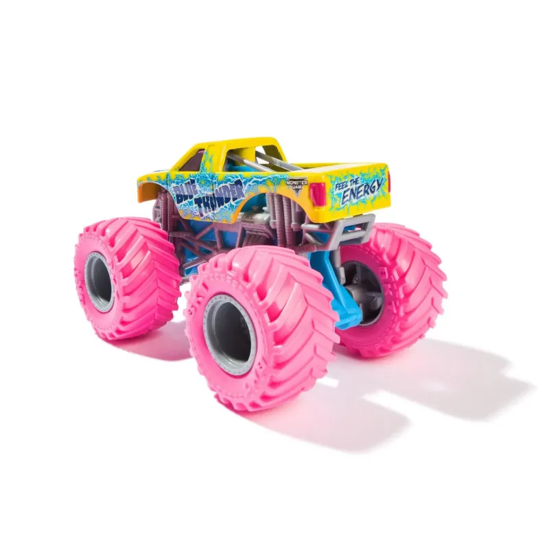 MONSTER JAM MAȘINUȚĂ METALICĂ BLUE THUNDER SCARA 1 LA 64
