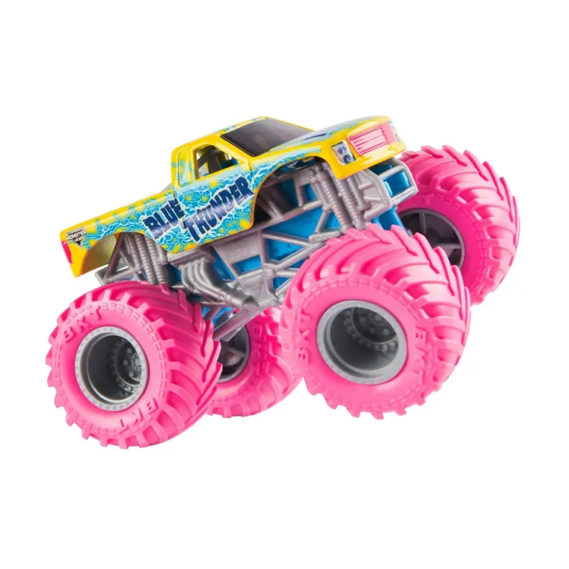 MONSTER JAM MAȘINUȚĂ METALICĂ BLUE THUNDER SCARA 1 LA 64