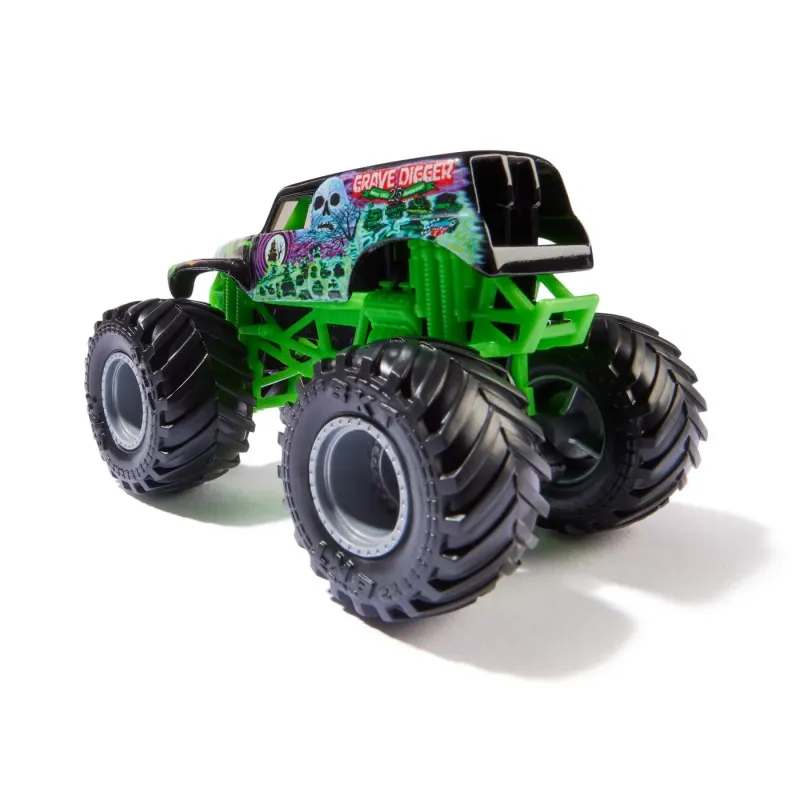MONSTER JAM MAȘINUȚĂ METALICĂ GRAVE DIGGER SCARA 1 LA 64