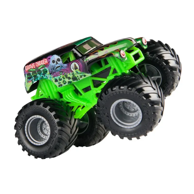 MONSTER JAM MAȘINUȚĂ METALICĂ GRAVE DIGGER SCARA 1 LA 64