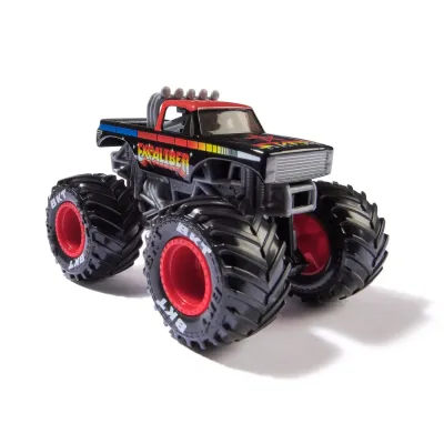 MONSTER JAM MAȘINUȚĂ METALICĂ EXCALIBER SCARA 1 LA 64
