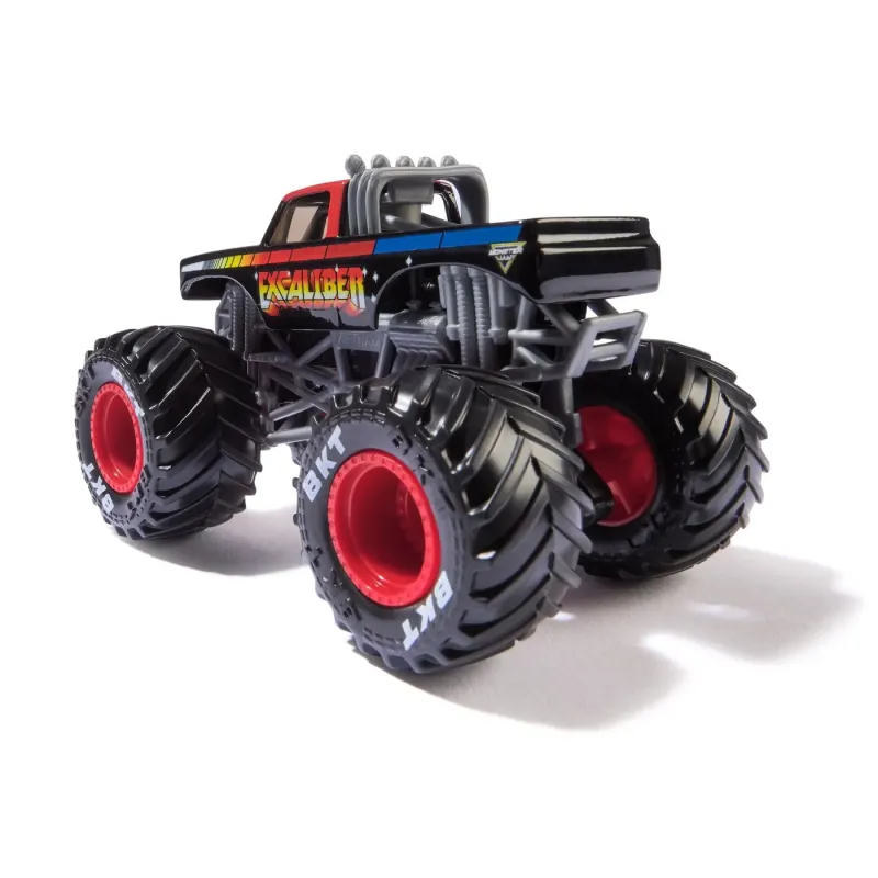 MONSTER JAM MAȘINUȚĂ METALICĂ EXCALIBER SCARA 1 LA 64