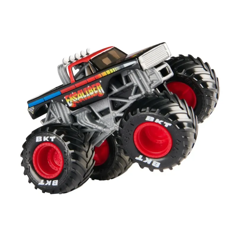 MONSTER JAM MAȘINUȚĂ METALICĂ EXCALIBER SCARA 1 LA 64