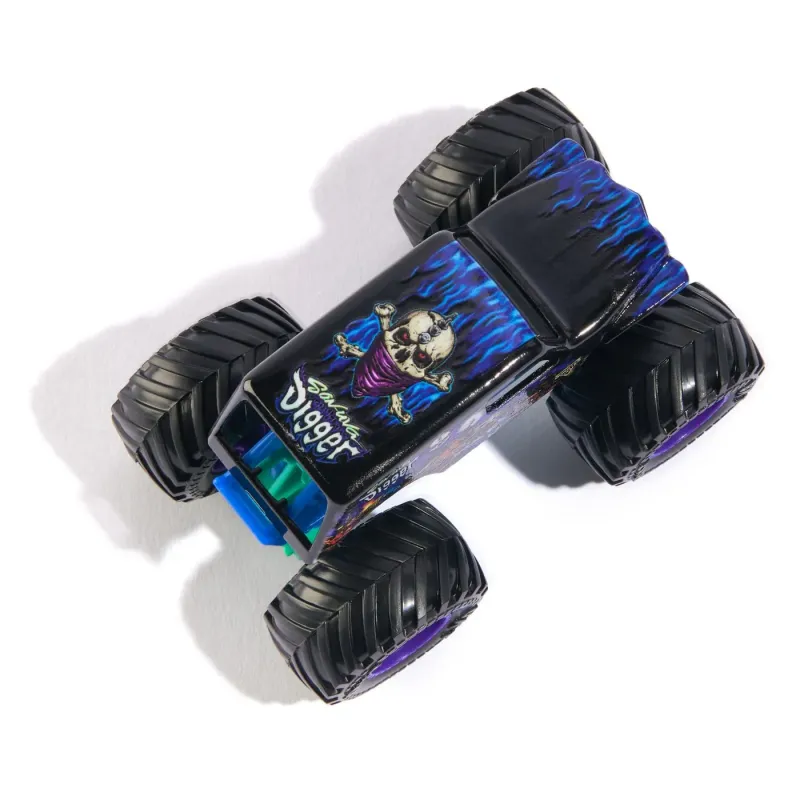 MONSTER JAM MAȘINUȚĂ METALICĂ SON-UVA DIGGER SCARA 1 LA 64