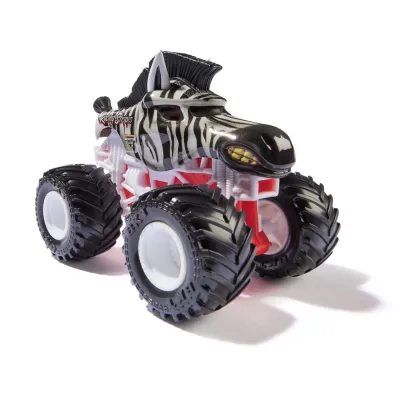 MONSTER JAM MAȘINUȚĂ METALICĂ RACING STRIPES SCARA 1 LA 64