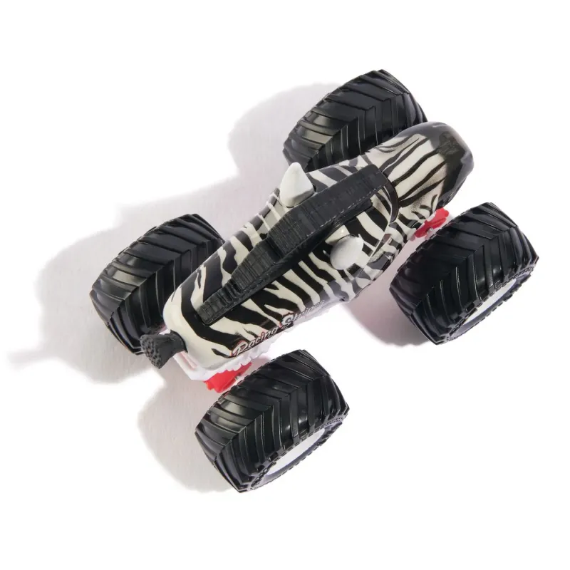 MONSTER JAM MAȘINUȚĂ METALICĂ RACING STRIPES SCARA 1 LA 64