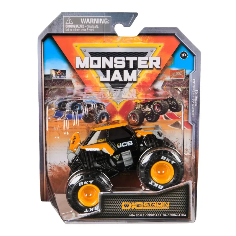 MONSTER JAM MAȘINUȚĂ METALICĂ DIGATRON SCARA 1 LA 64