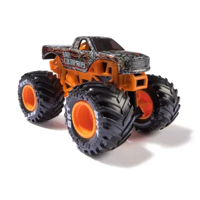 MONSTER JAM MAȘINUȚĂ METALICĂ BAD COMPANY SCARA 1 LA 64