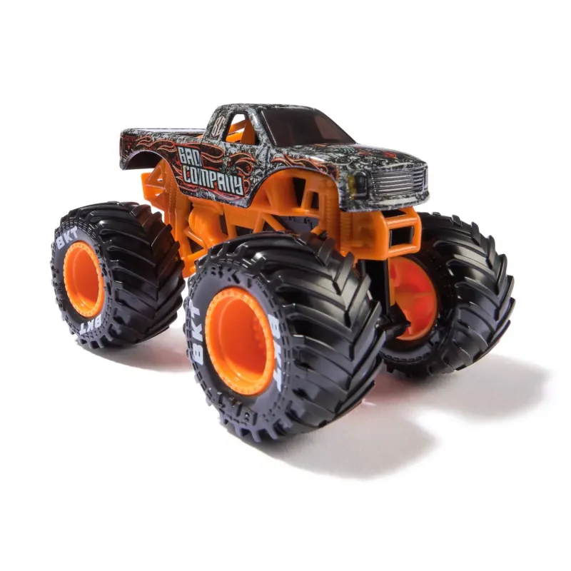 MONSTER JAM MAȘINUȚĂ METALICĂ BAD COMPANY SCARA 1 LA 64