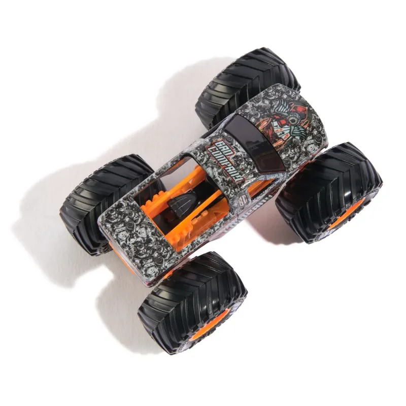 MONSTER JAM MAȘINUȚĂ METALICĂ BAD COMPANY SCARA 1 LA 64