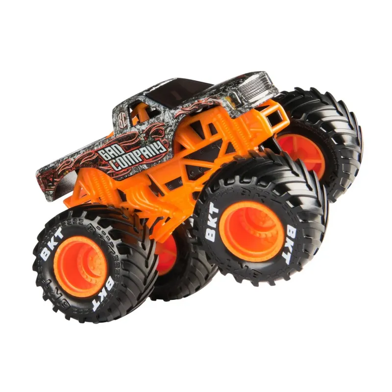 MONSTER JAM MAȘINUȚĂ METALICĂ BAD COMPANY SCARA 1 LA 64